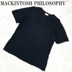 マッキントッシュフィロソフィー 半袖Tシャツ ブラック 38 B7009