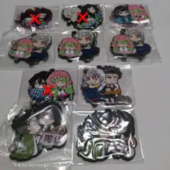 鬼滅の刃　ラバーマスコット　ばんちょうこう　蜜璃　無一郎　天元　行冥