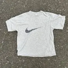 90s NIKE 短丈 Tシャツ 銀タグ ヴィンテージ センタースウォッシュ