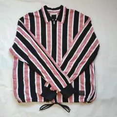 襟付きブルゾン　ジップアップジャケット　紐付き