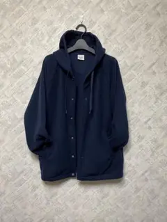 美品 ★チャンピオン★ 紺のフリースジャケットパーカー L