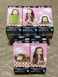 鬼滅の刃 竈門禰豆子　ワールドコレクタブルフィギュア　全5種コンプリートセット