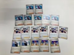 サポート18枚 ・シアノ7枚 ・ジャッジマン6枚 ・アカマツ3枚 ・アオキの手際