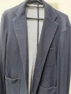 コムサ　COMME CA ISM ネイビー テーラードジャケット Lサイズ