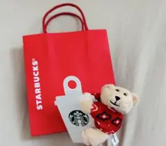 STARBUCKS クマのぬいぐるみ クリスマスデザイン 紙袋セット