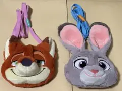 ディズニー　ショルダーバッグ　ニック＋ジュディ　２点セット