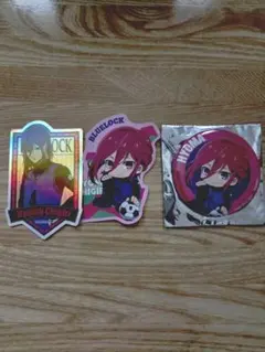 ブルーロック 千切豹馬 ステッカー缶バッチセット