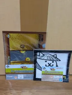 一番くじ　にゃんこ大戦争～みんなでぺりぺりするにゃ～2点セット。