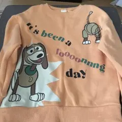 トイストーリー　スリンキー　裏起毛　トレーナー 120cm ディズニー　ピクサー