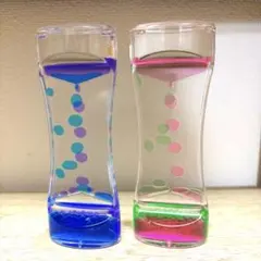 オイルモーション　リキッドモーション　オイルタイマー　置物　2個セット