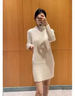 snidel ニットワンピース　ミニ