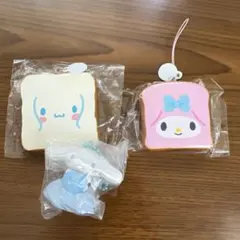 サンリオキャラクターズ ふわふわパンマスコット　ホイップクリームマスコット