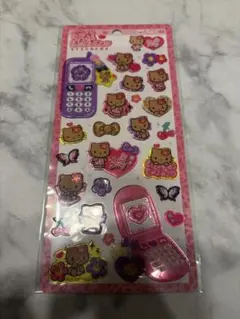 ギャルキティー平成はっぴーふぉんステッカーシール正規品