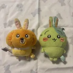 ちいかわ 仮装たのしい〜！マスコット　ゾンビなうさぎ、カボチャなうさぎ　セット