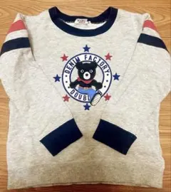 DOUBLE.B 刺繍 トレーナー 110