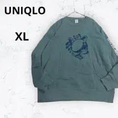 ユニクロ UT ポケモン カビゴン スウェット XL くすみグリーン メンズ