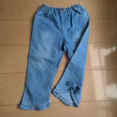 fairy magicデニムフレアパンツ リボン付き120