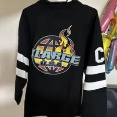 XLARGE ブラック トレーナー Sサイズ 91