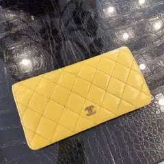 CHANEL タイムレス マトラッセ 長財布 キャメル CHANEL タイムレス マトラッセ 長財布 キャメル - メルカリ