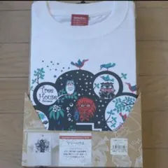 ハブボックス　Tree House 手刷りプリント Tシャツ ホワイトのサムネイル