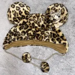 ファンキャップ ミニー ヒョウ柄 ディズニー