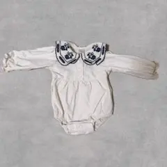 tete a tete 刺繍付きロンパース 80 バースデイ　テータテート 春服