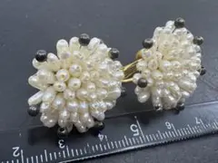 M6038 淡水真珠　イヤリング　ヴィンテージ アクセサリー