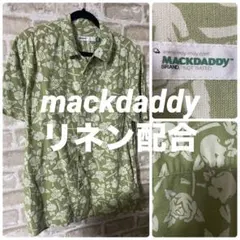 mackdaddy メンズXL 半袖シャツ　骨　ボーン　ドクロ　薔薇　ローズのサムネイル