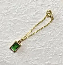 ドール用サイドデザイン縁ネックレス【グリーン】