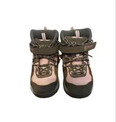 登山靴 ピンク/ブラウン ハイカット/24.0cm 子ども用