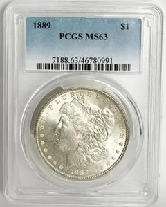 1921年 MORGAN SILVER DOLLAR アメリカPCGS MS63 - メルカリ