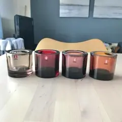 イッタラ　マリメッコ　キビ　キャンドルホルダー　4点　セット