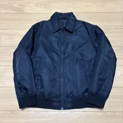 UNIQLO ユニクロ 襟付き MA-1 フライトジャケット ブラック L