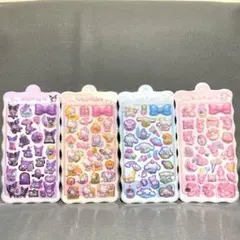 ✨4枚セット✨ボンボンドロップシール 3Dシール 【まとめ割引可】