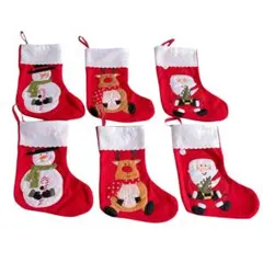 クリスマス靴下 ソックス クリスマス飾り ギフト袋のサムネイル