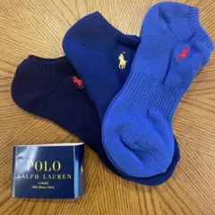 新品★ポロラルフローレン スニーカーソックス　25〜27㎝　3足セット