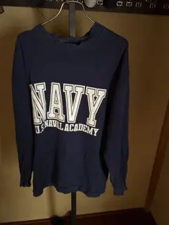 NCAA モックネック ロンT NAVYプリントのサムネイル