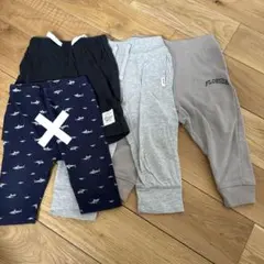 ベビー服 パンツセット 長ズボン　短パン90cm