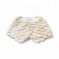 美品　タハリアーサーエスドットレバイン　フェイクファーケープ(S)ビジューボタン