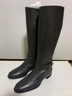 ロングブーツ　黒　22.5cm