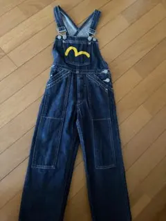 エヴィス ダークデニムオーバーオール evisu エヴィス ダークデニムオーバーオール - メルカリ