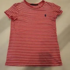 Ralph Lauren Sport 半袖Tシャツ Sサイズ 赤/白ストライプ
