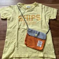 SHIPS イエロー Tシャツとポーチ⭐︎110