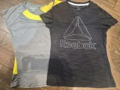 Reebok 半袖Tシャツ グレー/イエロー2枚セットのサムネイル