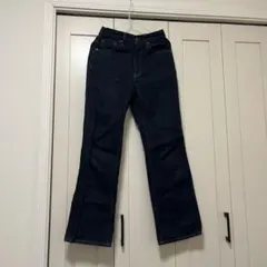 GU フレアジーンズ　デニム