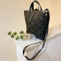 美品 russet ポシェット スマホショルダーバッグ Gray/Pink