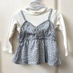 アプレレクール ドッキング トップス 花柄 80cm