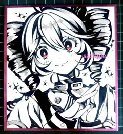 重音テト　ボカロ　ボーカロイド　アナログ　手描きイラスト　ファンアート