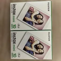 FUJIFILM instax インスタントフィルム 10シート×2パック