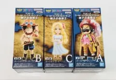 ワンピース ワールドコレクタブルフィギュア 3体セット×2